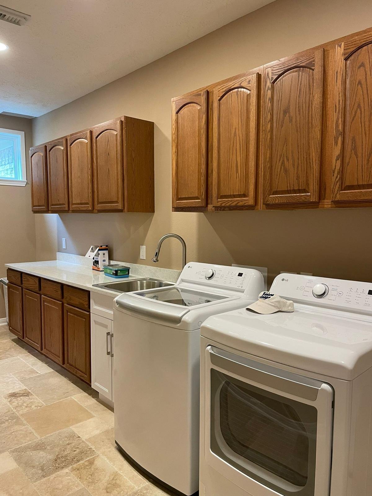 Commercial laundry room renovation in League City apartment complex
